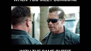 Thumbnail: When you meet someone with the same outfit #shorts