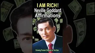 Thumbnail: I AM WEALTHY! Powerful Neville Goddard Abundance Affirmations - Feeling is the Secret