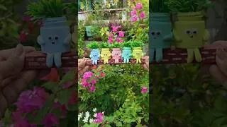 Thumbnail: DIY Cute Mini Planters from waste Acrylic paint Bottles #diy #craft #planter #reuse #upcycling #yt