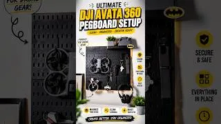 Thumbnail: ULTIMATE DJI AVATA 360 Pegboard Setup 🔥 | Clean Creator Desk Upgrade! #shorts