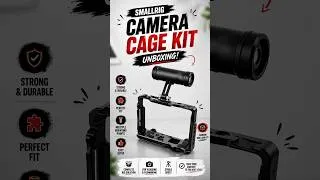 Thumbnail: SmallRig Camera Cage Kit Unboxing 📸🔥 | Pro Camera Rig Setup! #shorts