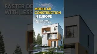 Thumbnail: Modular Construction in Europe: Faster Delivery With Less Site Risk#gsmod #modularconstruction