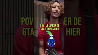 Thumbnail: le leaker en roue libre 😂 #viral #shorts #gta #gta6 #gta6leak #rockstargames #pov #humor #drôle