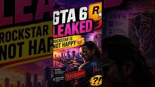 Thumbnail: 🚨 GTA 6 JUST LEAKED?! Rockstar Is NOT Happy 👀