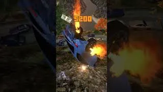 Thumbnail: CLIFF DROP in a Blue Mazda 6 – $46,500 Crash? 💥💸 | GTA 4 #Shorts