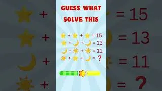 Thumbnail: Tricky Math Puzzle ⭐🌙 Only Smart People Solve This 😈 #shorts #iqtest #math