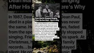 Thumbnail: Dean Martin Stopped Singing After His Son Died—The Heartbreaking Reason He Couldn’t Perform Again