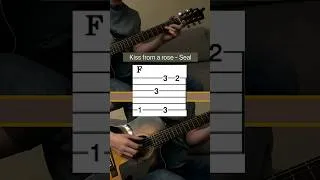 Thumbnail: Kiss From A Rose - Seal #fingerstyletabs #seal