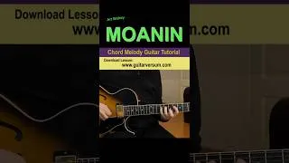 Thumbnail: MOANIN (Art Blakey) Chord Melody Jazz Guitar Tutorial #shorts