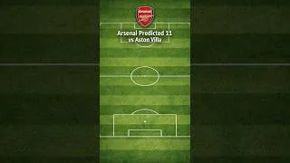 Thumbnail: Predicted Arsenal Starting 11for Aston Villa game today #shorts, #trending, #viral,