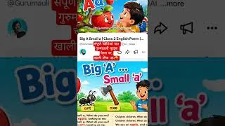 Thumbnail: Big A Small a | Identify Letter A | Apple Ant Axe Animation #EnglishLearning #AlphabetForKids