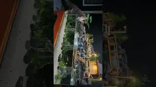 Thumbnail: Aquarium Turned into a Japanese Garden! Unique Styrofoam Waterfall Cliff