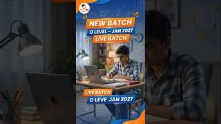 Thumbnail: Join O Level Live Batch January 2027
