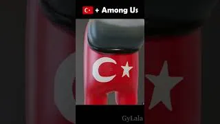 Thumbnail: Painting 🇹🇷 Turkey + Among Us #turkey #amongus #drawing