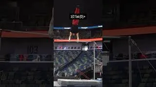 Thumbnail: 1/2 Tak + Liukin (D+G) Combo on High Bar by Olympian Brody Malone 🇺🇸🔥
