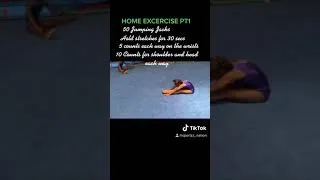 Thumbnail: Home Workout Pt 1 with Jamaica School of Gymnastics