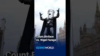 Thumbnail: Can Count Binface actually beat Nigel Farage? | GZERO World