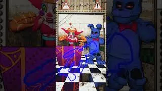 Thumbnail: Will YOU Help Bonnie Save Toy Chica from Withered Animatronics FNAF Animation (Perfect Outlines)