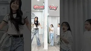 Thumbnail: Tiny to GIANT 😱🔥 DIGIDI Dance Transformation! #Shorts #dance