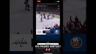 Thumbnail: Alex Ovechkin BREAKS GRETZKYS GOAL RECORD WITH GOAL 895