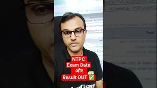 Thumbnail: Railway NTPC Result OUT ✅ #akashchaturvedisir