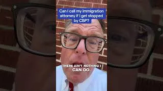 Thumbnail: #immigrants going through #cbp always wonder if they can call their #immigration #lawyer?