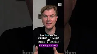 Thumbnail: Why Most Great Hackers Start as Engineers #hacker #cybersecurity #engineering