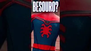 Thumbnail: por que alguns trajes do HOMEM ARANHA tem um BESOURO nas costas? (spider-man)