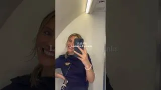 Thumbnail: Night shift as a flygirl 💤🥱🛩️ #flightattendant #travelwithme