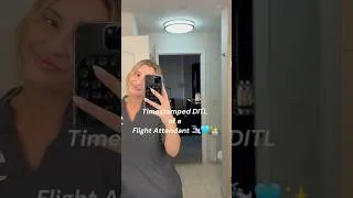 Thumbnail: Timestamped day in the life as an FA with no trending sound #flightattendant #dayinmylife #airport