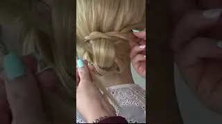 Thumbnail: EASY low bun hairstyle #shorts