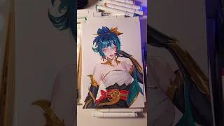 Thumbnail: Drawing Hirara from Mobile legends✨️ #art #mlbb