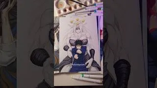 Thumbnail: Drawing Megumi with Mahoraga👅 #animeart #jujutsukaisen #art