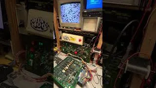 Thumbnail: Original Namco Galaga arcade game PCB returned for repair and fixed! #galaga