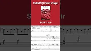 Thumbnail: Psalm 23 (A Psalm of Hope) | SATB Choir | by Heather Sorenson #churchchoir #psalms
