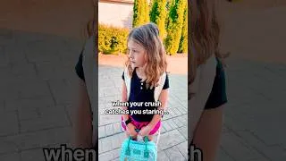 Thumbnail: CRUSH CATCHES YOU STARING! 🫣EMBARASSING!😱 #shorts #viral #reels #fyp #trending #song #music #funny