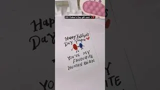 Thumbnail: DIY Father's Day Card || Gift Ideas || Father's Day Card Idea