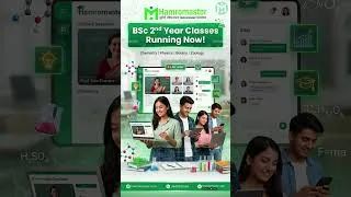 Thumbnail: Enroll on BSc 2nd Year Live Classes,  whatsapp on 👉 9840842566 #hamromaster