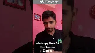 Thumbnail: For Bsc Tuition Classes: 9840842566(WhatsApp/Viber/Call) #chemistry #bsc