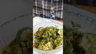 Thumbnail: I Added Spruce Sprouts to My Avocado Cucumber Salad 🌲🥑 | Fresh Finnish Summer Recipe