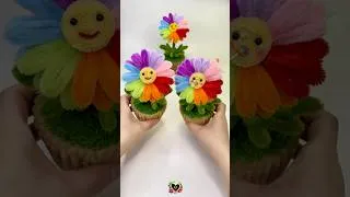 Thumbnail: DIY Cute 7 Color Mini Flower Pots with Pipe Cleaner ❤️ #diy #pipecleaner