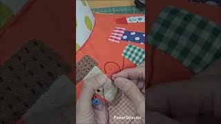 Thumbnail: Easy Embroidery Using Fabric Scraps #fabricscraps #diy #sewing