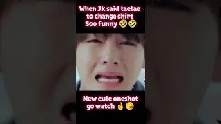 Thumbnail: When jk said to change shirt Soo funny 😂🤣#shorts#taekook
