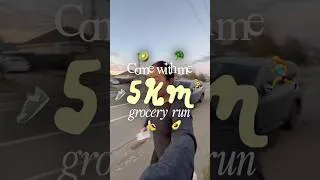 Thumbnail: Run with me to get groceries🏃‍♀️#running #groceryshopping