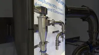 Thumbnail: Hanningfield at ACHEMA 2024: Powder Recovery Cyclone #powderrecovery #powdercyclone #capturedust