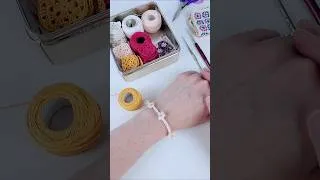Thumbnail: Micro Crochet Daisy Chain Bracelet