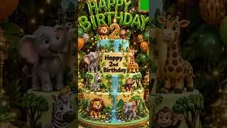 Thumbnail: 🎉 Happy 2nd Birthday 🎂 | Sweet 2nd Birthday Wishes | Cute Birthday Song for Kids 2026