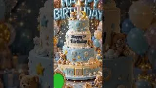 Thumbnail: 🎉 Happy 1st Birthday 🎂 | Sweet First Birthday Wishes | Cute Birthday Song for Baby 2026