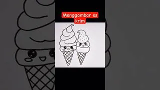 Thumbnail: Menggambar es krim /drawing and coloring ice cream