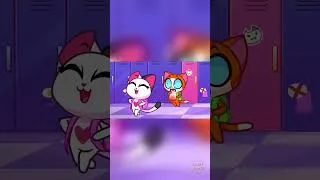 Thumbnail: No, Kitty, Don't Overdo It on the Junk Food! 🍟 🍔 Healthy Habits for Kids 😻